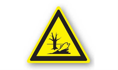 24" TRIANGLE SIGNS - Triangle Sign - Environmental Hazard - DSV-SIGN 576 #1342 -UEN