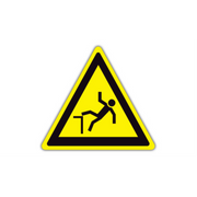 17" TRIANGLE SIGNS -  Triangle Sign - Fall Hazard - DSV-SIGN 289 #5037 -UEN
