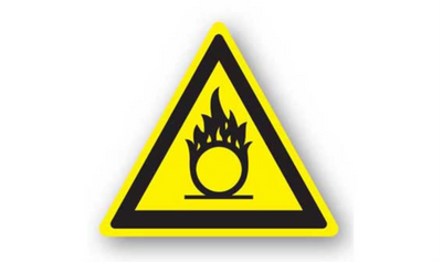 24" TRIANGLE SIGNS - Triangle Sign - Flammable - DSV-SIGN 576 #1330 -UEN