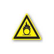 20" TRIANGLE SIGNS -  Triangle Sign - Flammable - DSV-SIGN 400 #1329 -UEN