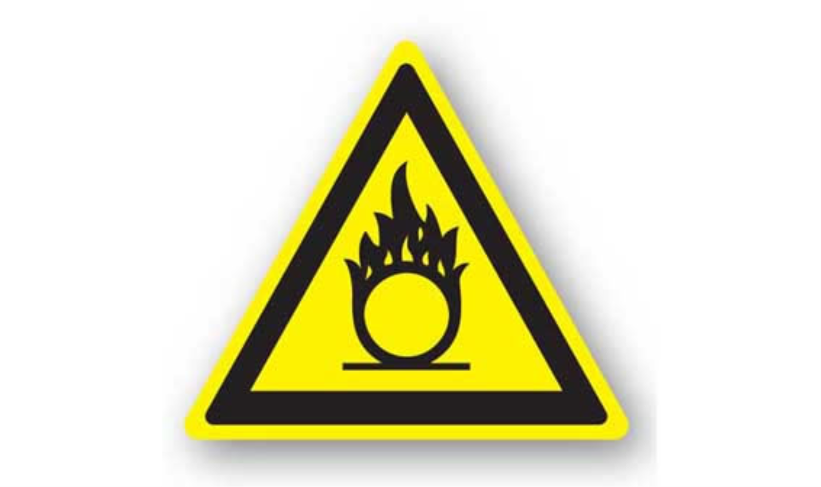 17" TRIANGLE SIGNS -  Triangle Sign - Flammable - DSV-SIGN 289 #5034 -UEN