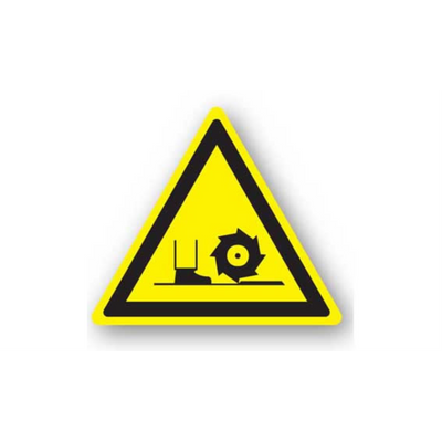 20" TRIANGLE SIGNS - Triangle Sign - Foot Hazard - LS-SIGN 400 #1245 -UEN