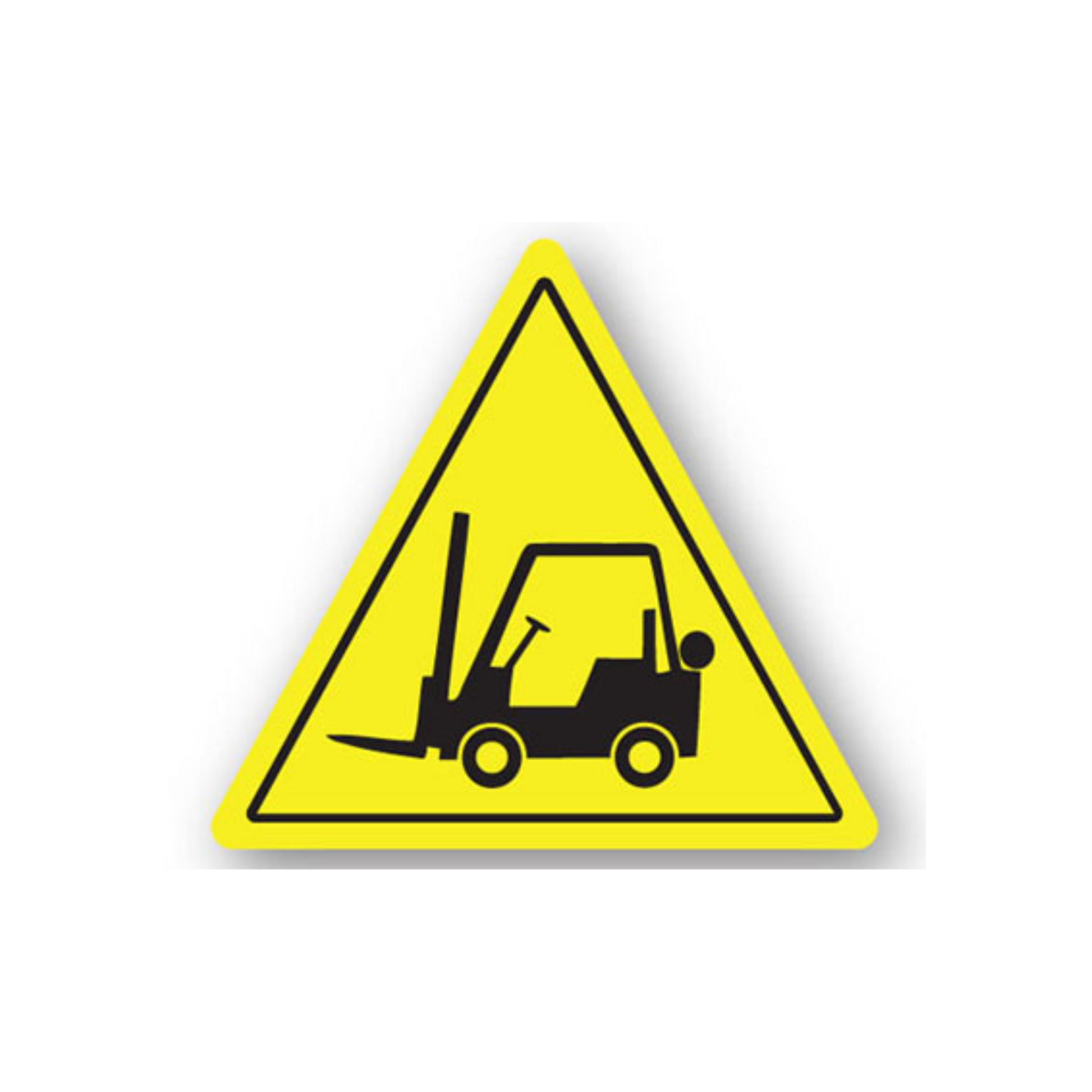 17" TRIANGLE SIGNS -  Triangle Sign - Forklift - DSV-SIGN 289 #5003 -UEN