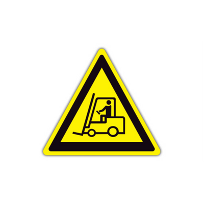 32" TRIANGLE SIGNS - Triangle Sign - Forklift - LS-SIGN 1024 #1290 -UEN