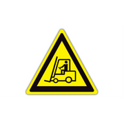 12" TRIANGLE SIGNS -  Triangle Sign - Forklift - LS-SIGN 144 #1285 -UEN