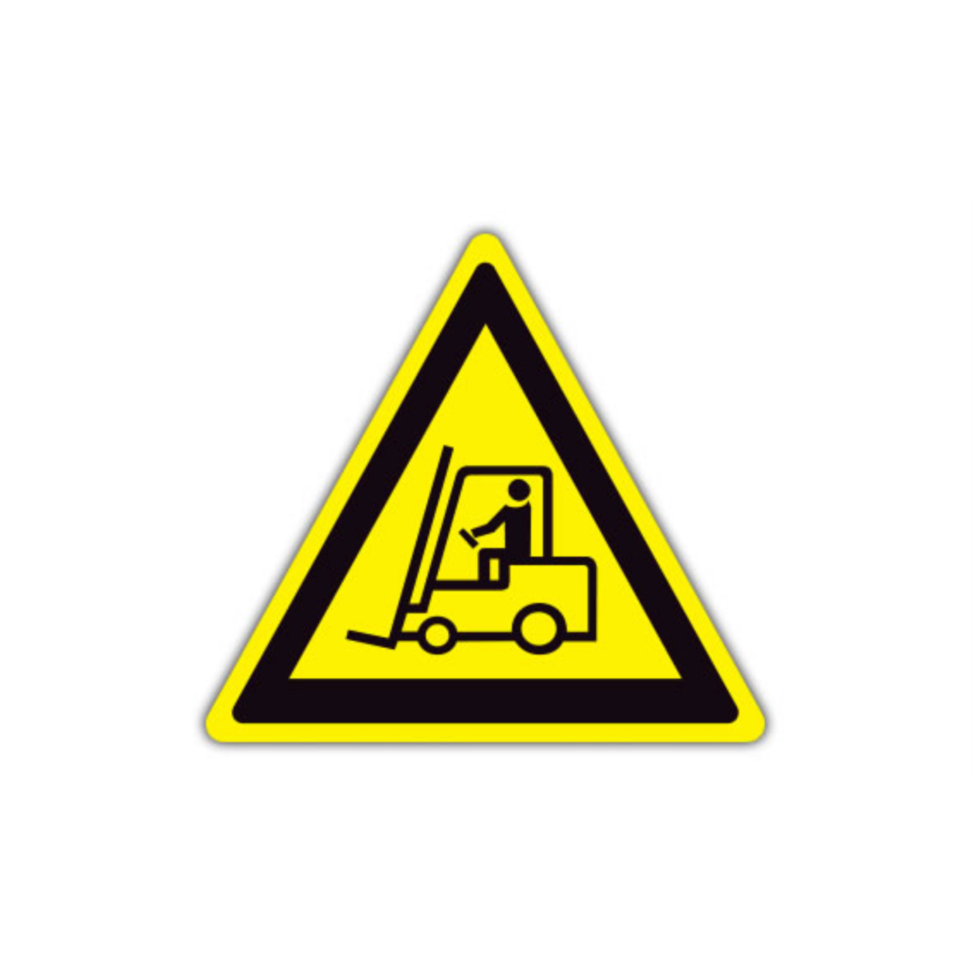 12" TRIANGLE SIGNS - Triangle Sign - Forklift - DSV-SIGN 144 #1285 -UEN