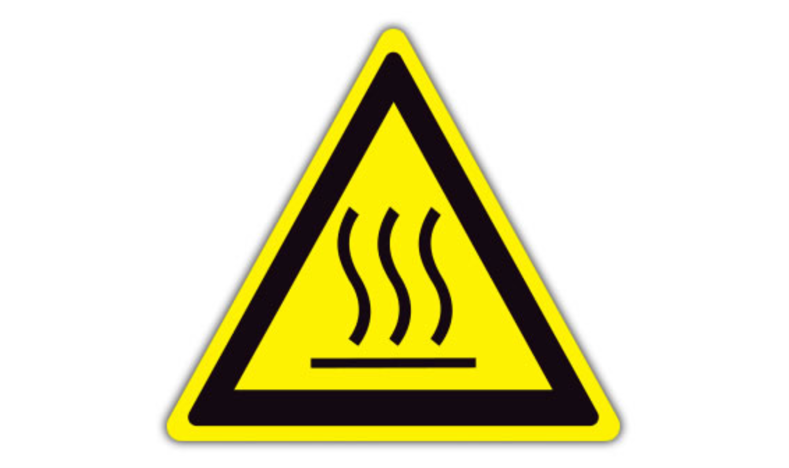 20" TRIANGLE SIGNS -  Triangle Sign - Fumes - DSV-SIGN 400 #1305 -UEN
