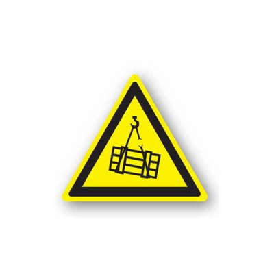 32" TRIANGLE SIGNS -  Triangle Sign - Overhead Hazard - LS-SIGN 1024 #1218 -UEN