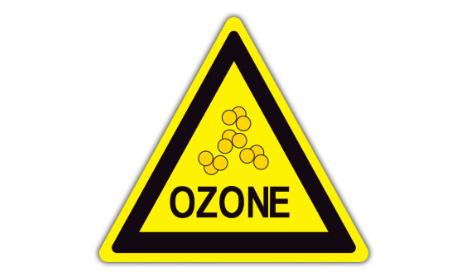 16" TRIANGLE SIGNS -  Triangle Sign - Ozone - LS-SIGN 256 #1334 -UEN