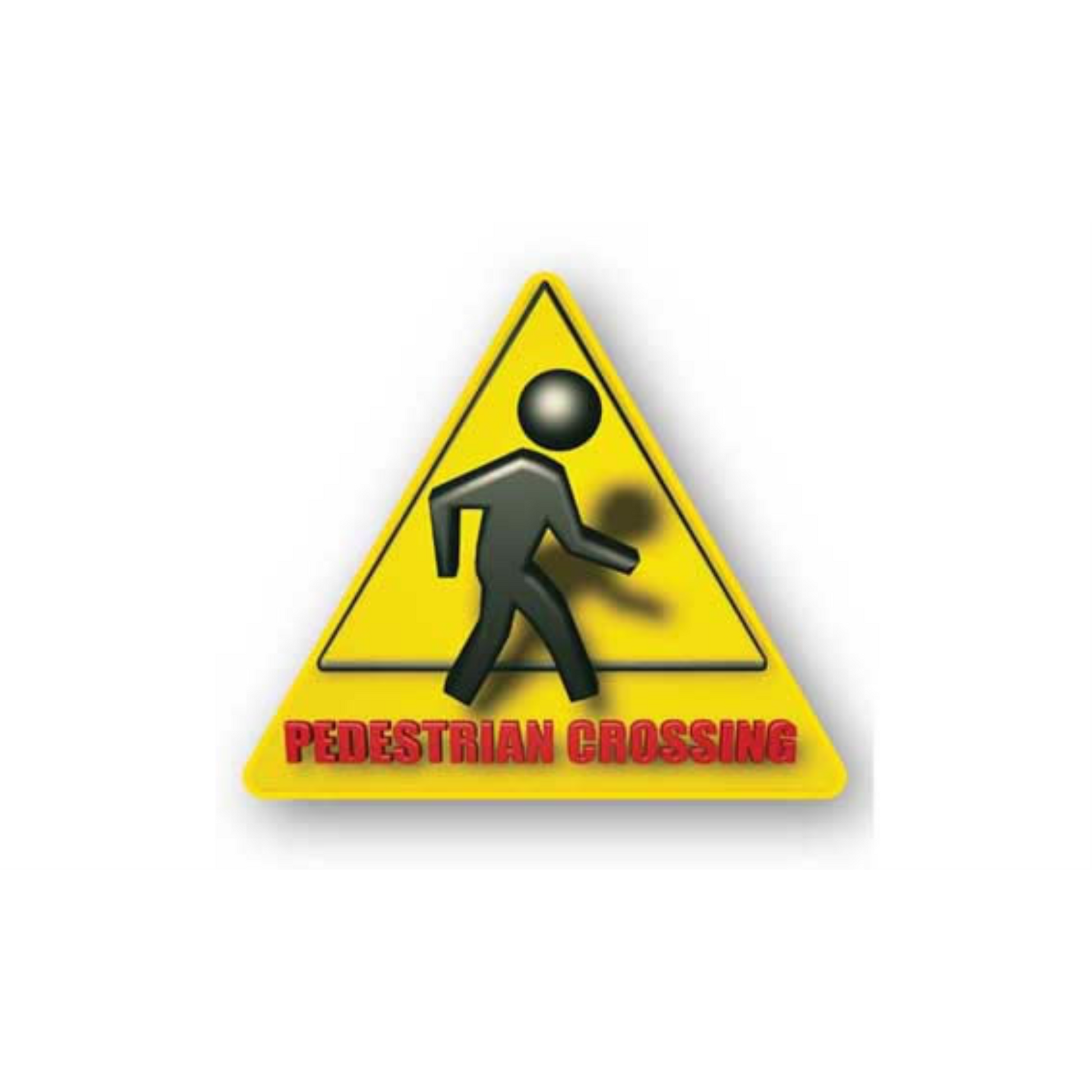 17" TRIANGLE SIGNS - Triangle Sign - Pedestrian Crossing - DSV-SIGN 289 #5013 -UEN