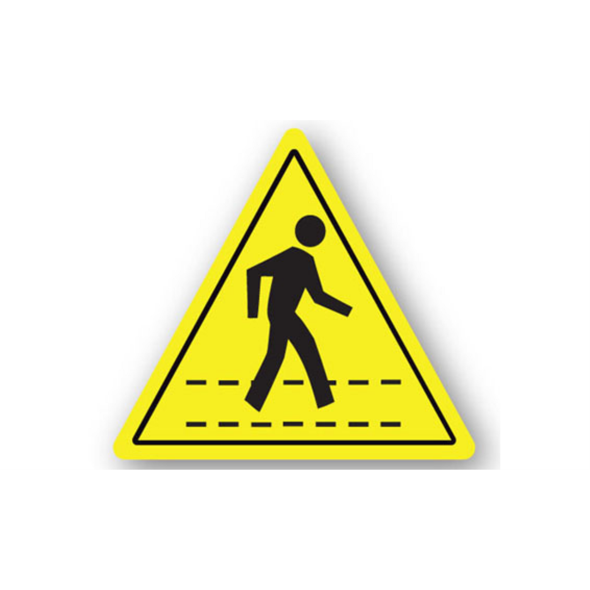 32" TRIANGLE SIGNS - Triangle Sign - (Pedestrian Crossing) - DSV-SIGN 1024 #0054 -UEN