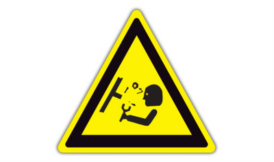 17" TRIANGLE SIGNS - Triangle Sign - Shrapnel - DSV-SIGN 289 #5040 -UEN