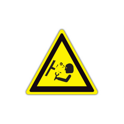12" TRIANGLE SIGNS - Triangle Sign - Shrapnel - LS-SIGN 144 #1363 -UEN