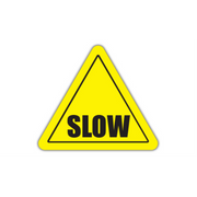 30" TRIANGLE SIGNS -  Triangle Sign - SLOW  - DSV-SIGN 900 #1414 -UEN