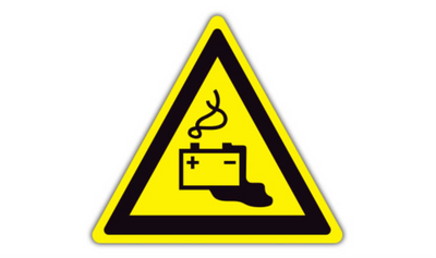 16" TRIANGLE SIGNS - Triangle Sign - Oil Spill - DSV-SIGN 256 #1256 -UEN