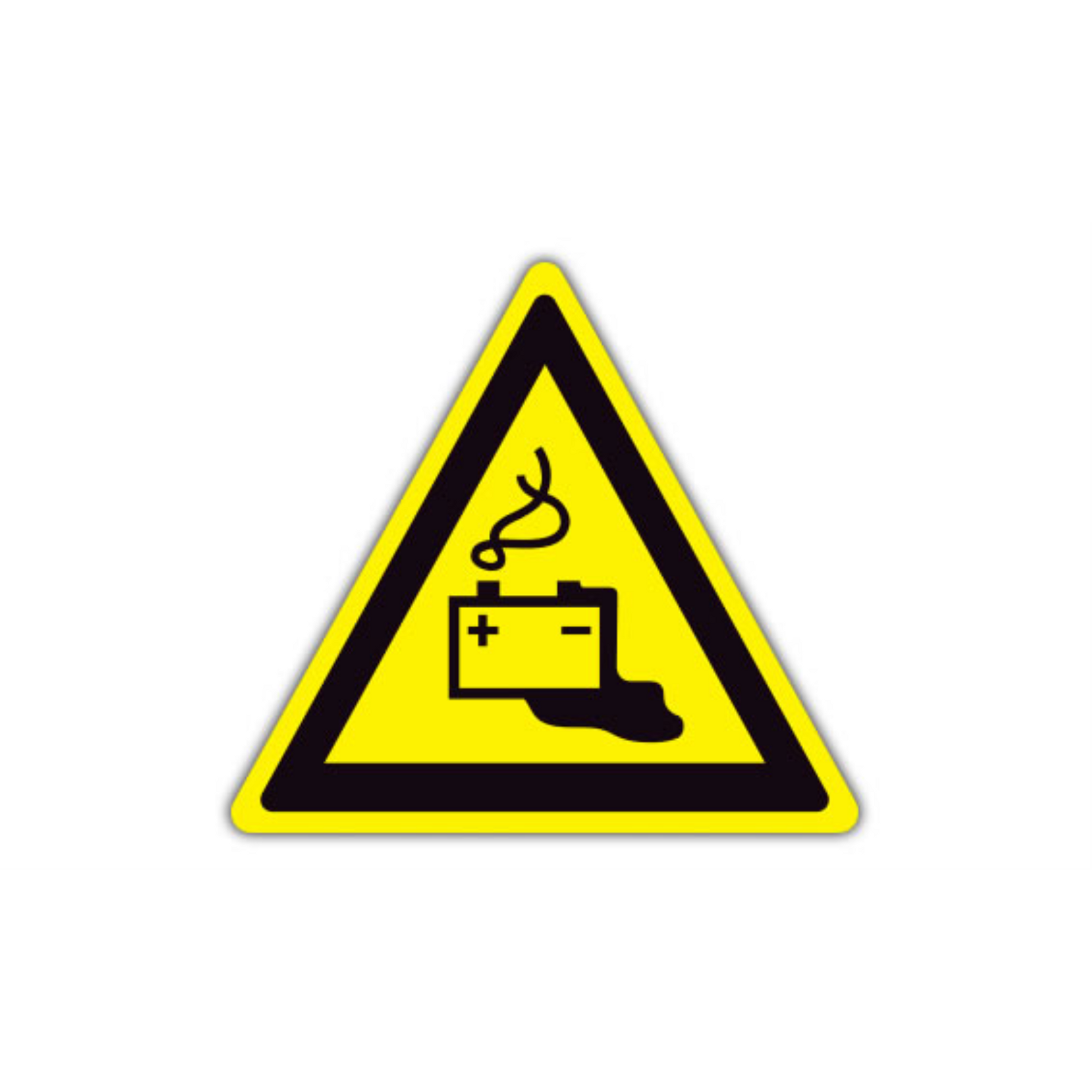 12" TRIANGLE SIGNS - Triangle Sign - Oil Spill - DSV-SIGN 144 #1255 -UEN