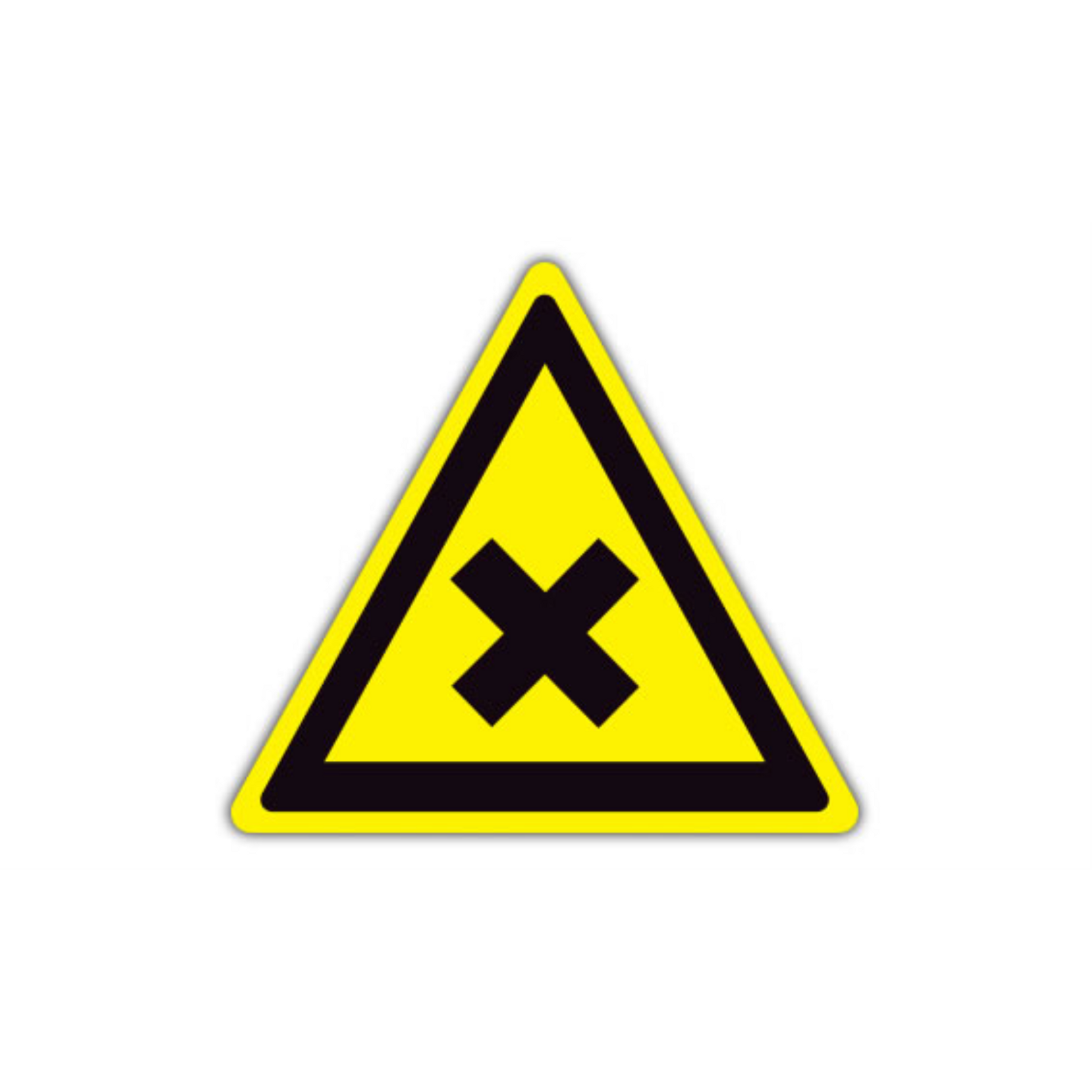 16" TRIANGLE SIGNS -  Triangle Sign - X - DSV-SIGN 256 #1352 -UEN
