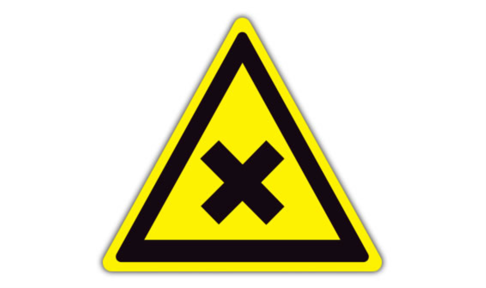 17" TRIANGLE SIGNS -  Triangle Sign - X - DSV-SIGN 289 #5038 -UEN