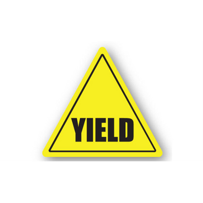 32" TRIANGLE SIGNS -  Triangle Sign - Yield - DSV-SIGN 1024 #0108 -UEN