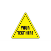 24" TRIANGLE SIGNS -  Triangle Sign - Your Text Here // Custom - LS-SIGN 576 #0118 -UEN