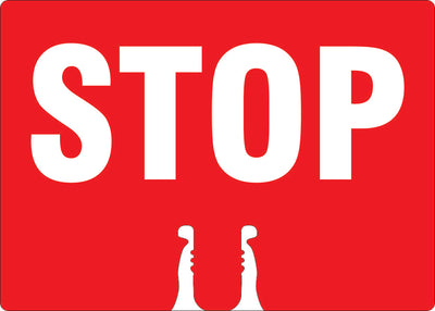 STOP - CONE TOPPER SIGN DOUBLE SIDED