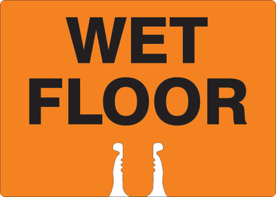 WET FLOOR - CONE TOPPER SIGN DOUBLE SIDED