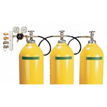 Air Systems 3 Bottle Breathing Air Assembly 5000 PSI CGA-347 No Cylinders CBA3-347NB