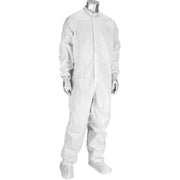 Uniform Technology Disctek 2.5 Grid ISO 4 (Class 10) Cleanroom / ESD Coverall - White - 1/EA - CC1245-89WH