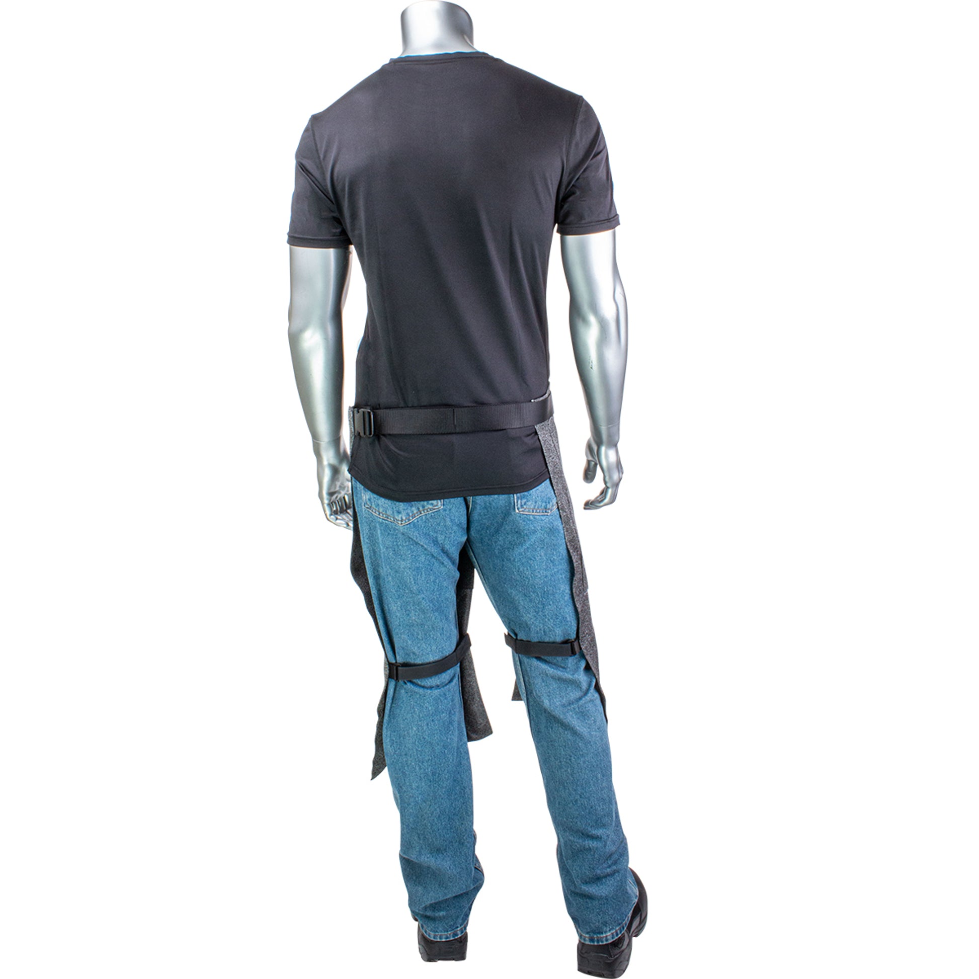 Kut Gard ATA PreventWear Blended Cut Resistant Chaps w/Adjustable Straps - Dark Gray - 1/EA - 390-PIP-CHAPS-1