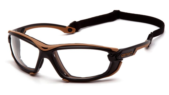 Carhartt - Toccoa - Black and tan frame with clear anti-fog lens - 12/Pair