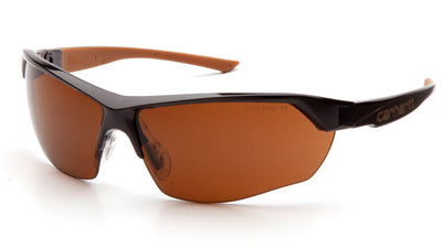 Carhartt Braswell Black Frame Bronze Anti-Fog Lens Safety Eyewear