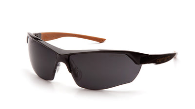 Carhartt Braswell Black Frame Gray Anti-Fog Lens Safety Eyewear