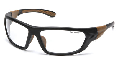 Carhartt Carbondale Black/Tan Frame/Clear Anti-Fog Safety Eyewear