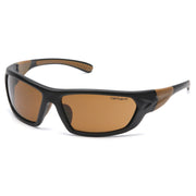 Carhartt - Carbondale - Safety Eyewear - Black and Tan Frame/Sandstone Bronze Lens - 1/Pair