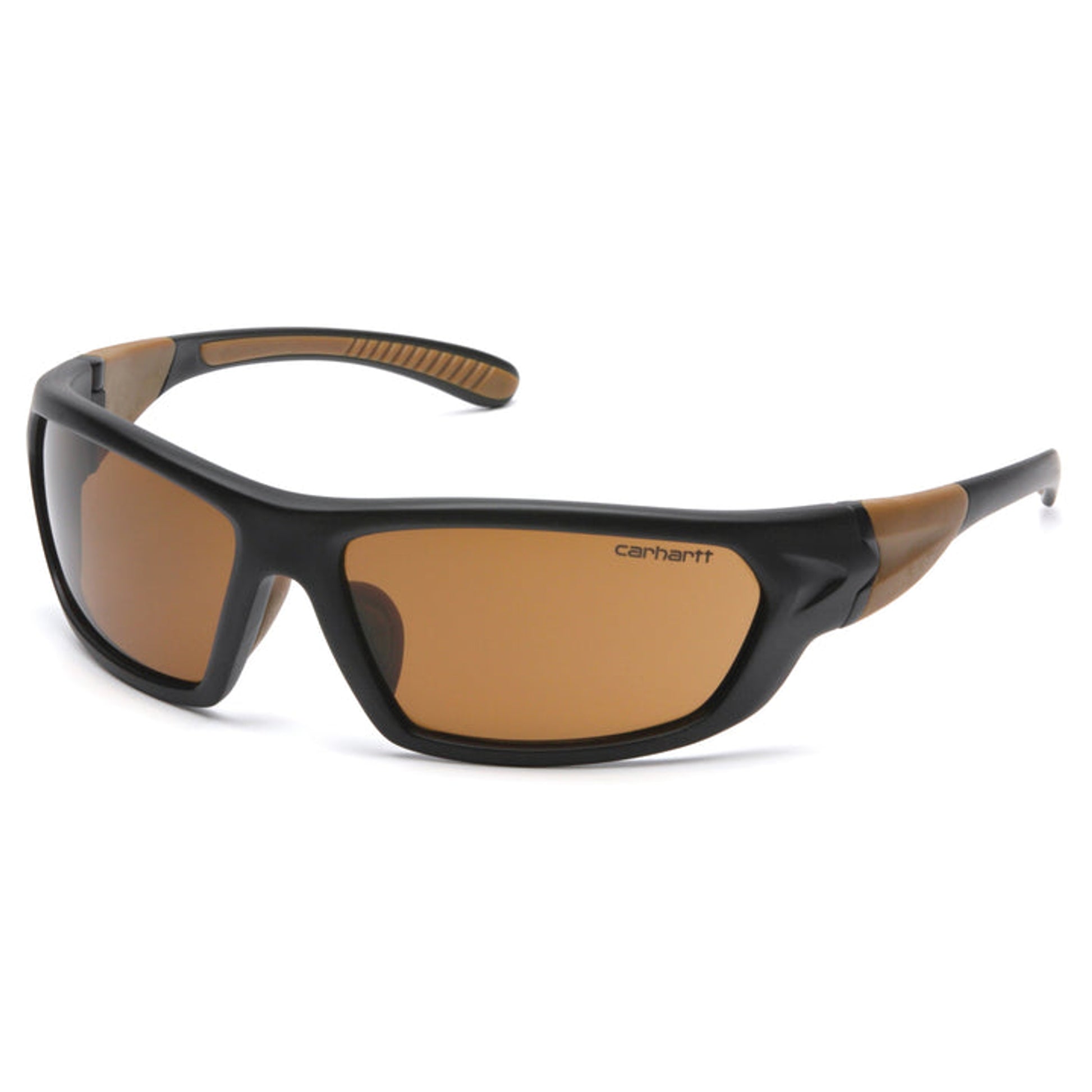 Carhartt - Carbondale - Safety Eyewear - Black and Tan Frame/Sandstone Bronze Lens - 1/Pair