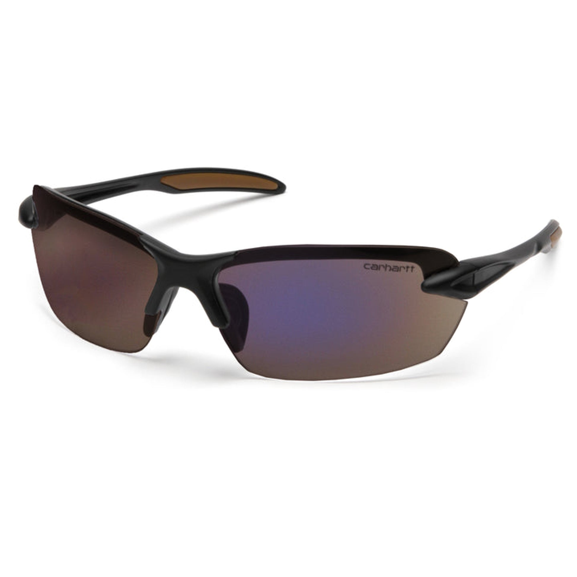 Carharrt -Spokane black frame / blue mirror polarized lens - 1/Pair