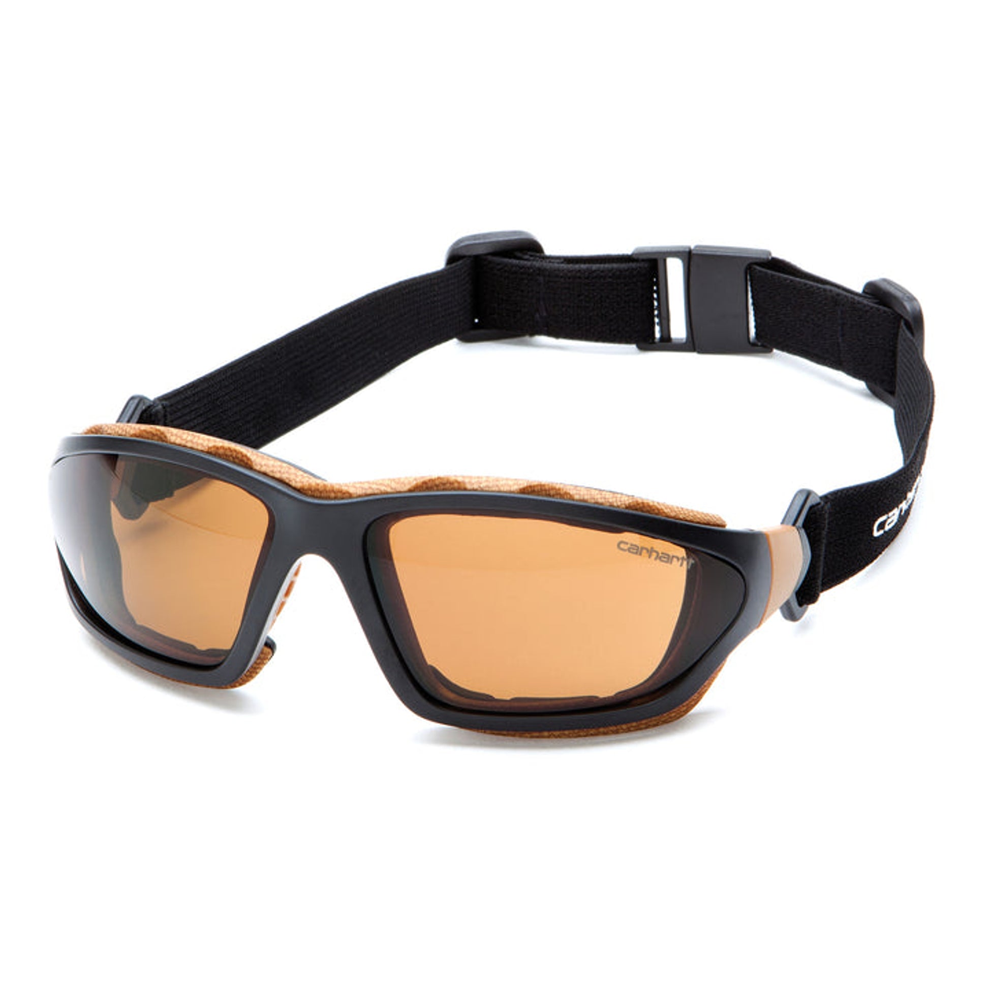 Carhartt - Carthage - Sandstone Bronze Anti-fog Lens with Black/Tan Frame - 12/Pair