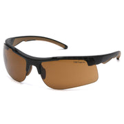 Carhartt - Rockwood - Safety Eyewear - Black Frame/Sandstone Bronze Anti-Fog Lens - 1/Pair