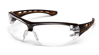Carhartt Easley Black And Tan Frame/Clear Anti-Fog Lens Safety Eyewear