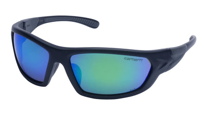 Carhartt Carbondale Green Mirror Anti-Fog Lens With Black/Gray Frame Safety Eyewear