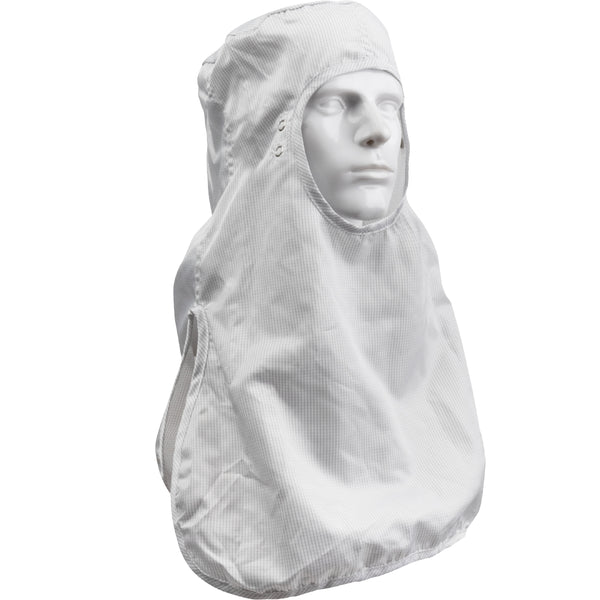 Uniform Technology Disctek 2.5 Grid ISO 4 (Class 10) Cleanroom Hood - Pull Over - White - 1/EA - CHPO-89WH