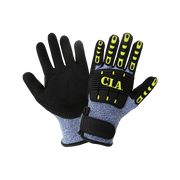 Vise Gripster C.I.A. Cut, Impact, Puncture and Abrasion Resistant Nitrile Double-Coated Gloves - CIA617V