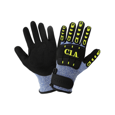 Vise Gripster C.I.A. Cut, Impact, Puncture and Abrasion Resistant Nitrile Double-Coated Gloves - CIA617V