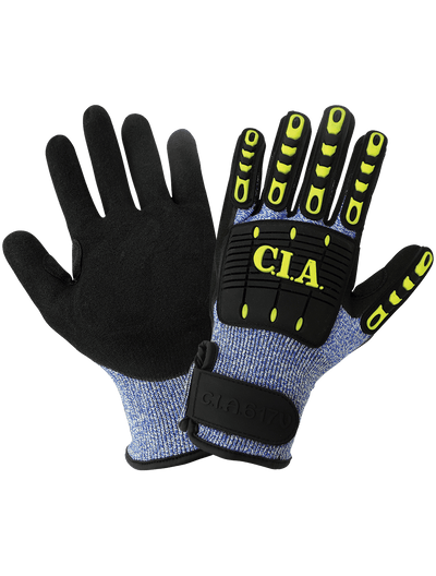 Vise Gripster C.I.A. Cut, Impact, Puncture and Abrasion Resistant Nitrile Double-Coated Gloves - CIA617V
