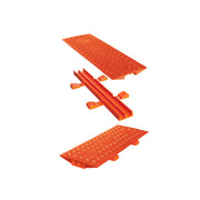 Cable Protector - Linebacker - 2-Ch - 1.5" - Cable Bridge - Fits: Cp5X125-Gp - Orange/Orange - 42 - 000 Lb Ld - CL2X150-5GP-O