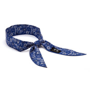 Pyramex - Beaded cooling bandana 12 pack - blue paisley - 12/Each