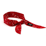 Pyramex - Beaded cooling bandana 12 pack - red paisley - 12/Each