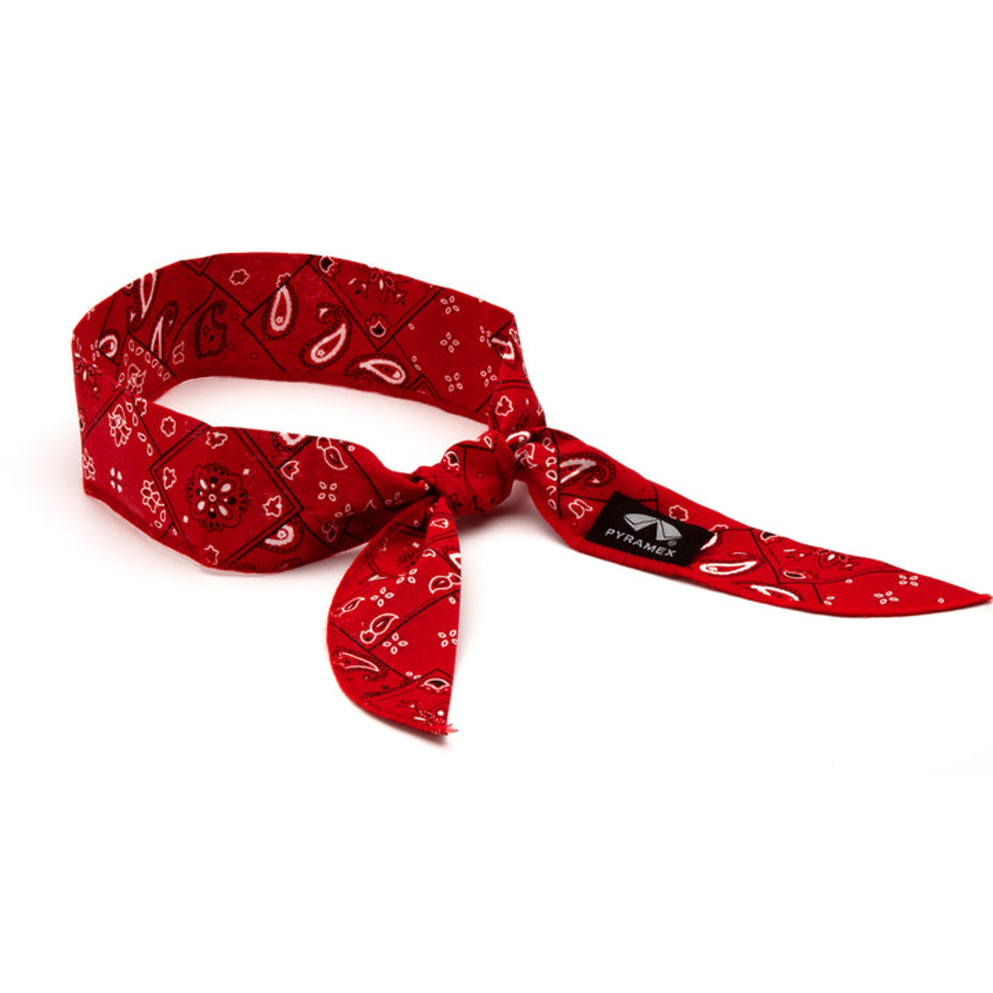 Pyramex - Beaded cooling bandana 12 pack - red paisley - 12/Each
