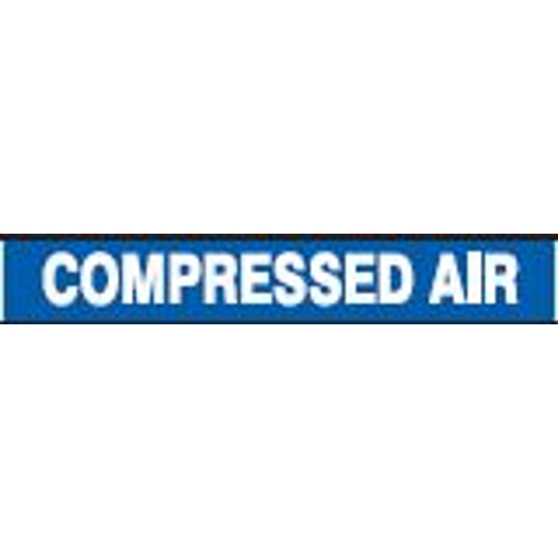 COMPRESSED AIR PERFORATED ROLL PIPE MARKER - COMPRESSED AIR PERFORATED ROLL PIPE MARKER, 1”X18Y, Adhesive Vinyl