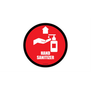 30" CIRCLE SIGNS -  Circle Sign "Hand Sanitizer" - LS-SIGN 900 #6100 -UEN